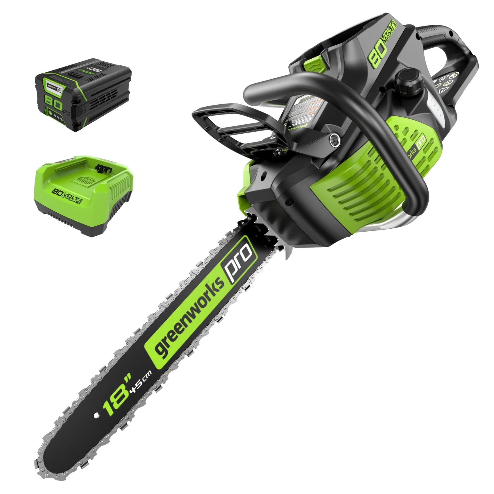 GreenWorks 80V Cordless Chainsaw Outselling Every Gas Model This Season